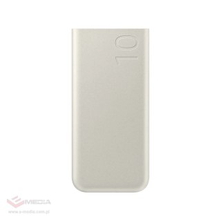 Powerbank Samsung EB-P3400XUEGEU FastCharge 2x USB-C 25W 10000mAh - beżowy