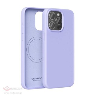 Etui silikonowe VENTION KUFV0-40 do iPhone 15 Pro Max (fioletowe)
