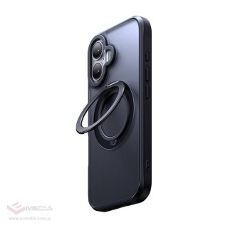 Etui MCDODO PC-4930 MagSafe do iPhone 16 ze stojakiem (czarne)