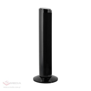Wentylator kolumnowy 74cm - czarny z pilotem