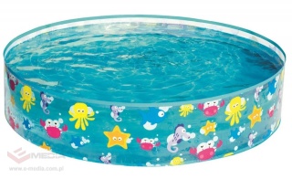 Basenik rozporowy 122x25cm + zestaw akcesoriów plażowych dla malucha