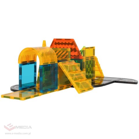 Klocki magnetyczne konstrukcyjne 3D budowa 50 elementów