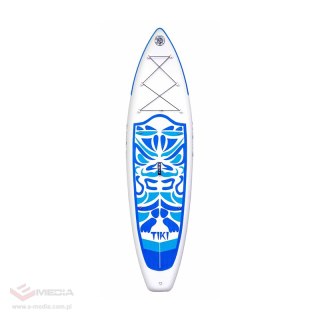 Deska do pływania SUP FunWater SUPFW05B Tiki 3,2m (niebiesko-biała)