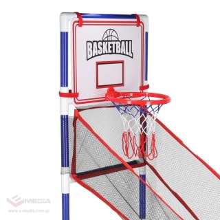 Koszykówka gra zręcznościowa sportowa przenośna basketball 2 piłki pompka