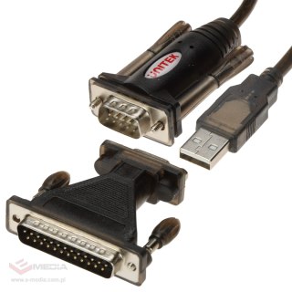 KONWERTER Y-105A USB-A / RS232 - DB9 + ADAPTER DB9/DB25 UNITEK