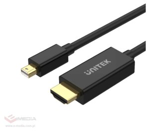 ADAPTER HDMI-W/DP-MINI-W-2M HDMI, Mini DisplayPort - 4K UHD UNITEK