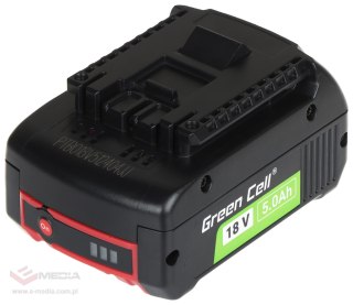 AKUMULATOR DO ELEKTRONARZĘDZI PTBO18V5-GC Zamiennik Bosch 18V 5 Ah Green Cell