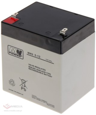 AKUMULATOR 12V/5AH-MWS