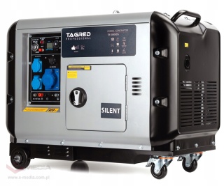 Agregat Generator Prądu TAGRED TA10300DS 7kW DIESEL 230V