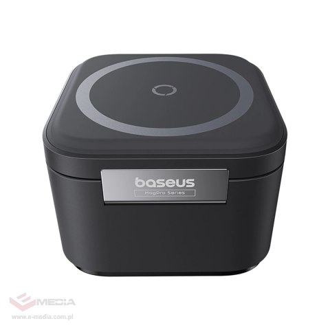 Ładowarka indukcyjna Baseus MagPro 3w1 25W kompatybilna z MagSafe do telefonu i smartwatcha - czarna