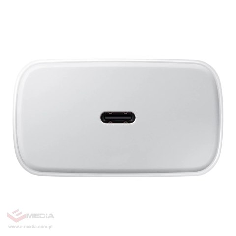 Ładowarka sieciowa Samsung EP-TA845EWE 45W z kablem USB-C Samsung EP-DW767JWE 45W 1,8m (OOB Bulk - opakowanie zastępcze) - biała