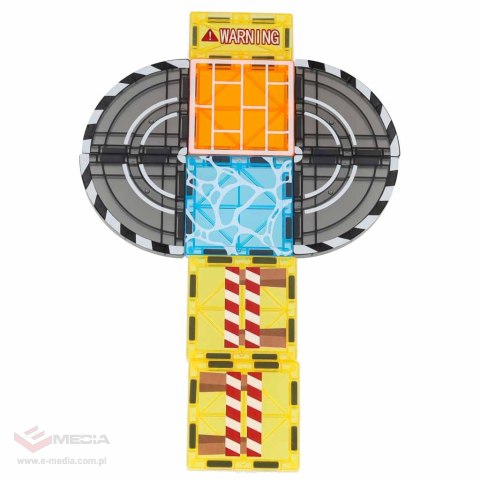 Klocki magnetyczne konstrukcyjne 3D budowa maszyny budowlane 92 elementy