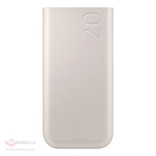 Powerbank Samsung EB-P4520XUEGWW 20000 mAh 3x USB-C 45W SFC - beżowy