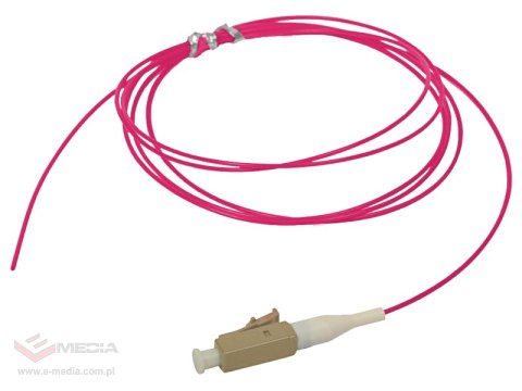 Pigtail MM OM4 1G 50/125 wtyk LC dł. 2 m "EASY STRIP" ALANTEC