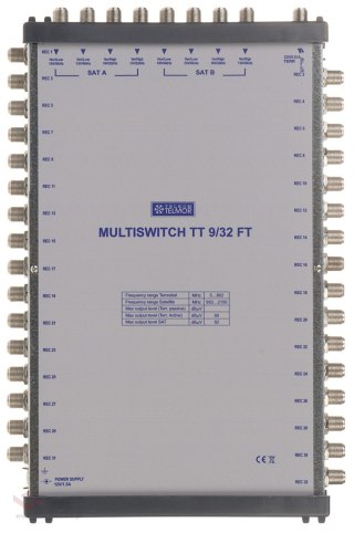 MULTISWITCH TT-9/32-FT 9 WEJŚĆ / 32 WYJŚCIA TELMOR